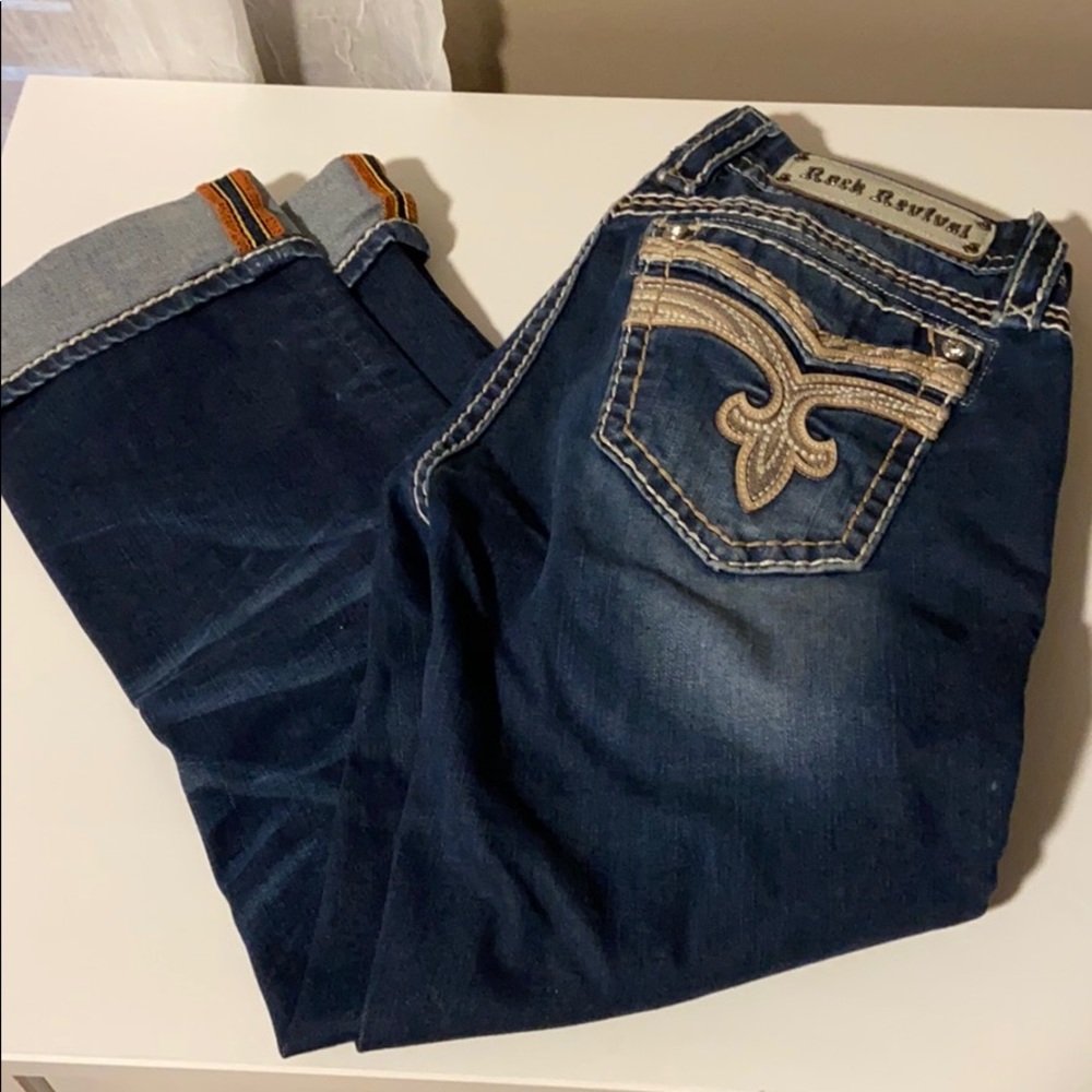 Sorrel Rock Revival Capri Jeans - Picture 2 of 5